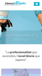 Mobile Screenshot of clinicagargallo.com